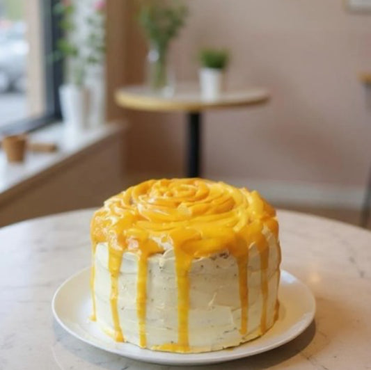 Mango Melt Cake